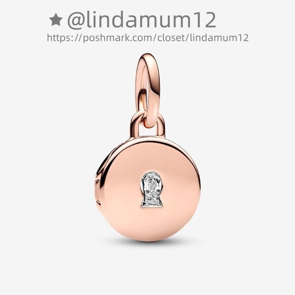 Pandora Openable & Engravable Love Locket Dangle Charm - Picture 1 of 8